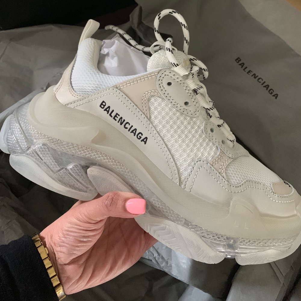 Balenciaga Triple S clear sole